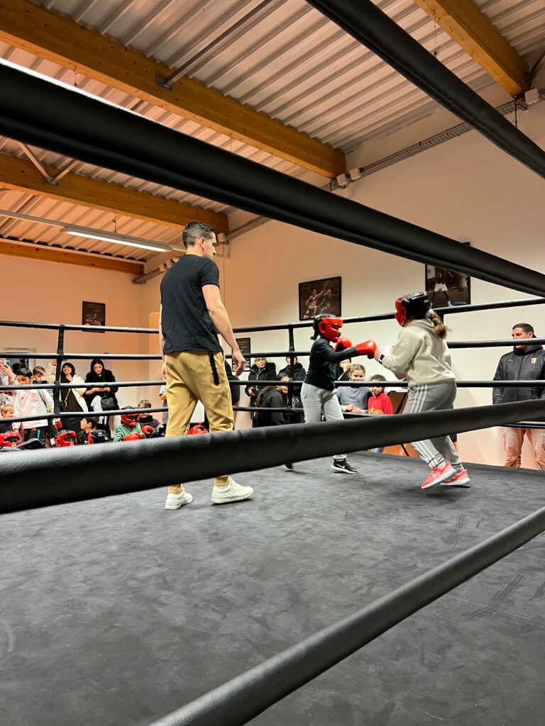 Assaut boxe éducative soirée fin d'année